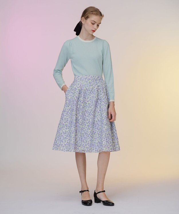 TOCCA 【洗える！】FLEURETTE スカート ライラック系5