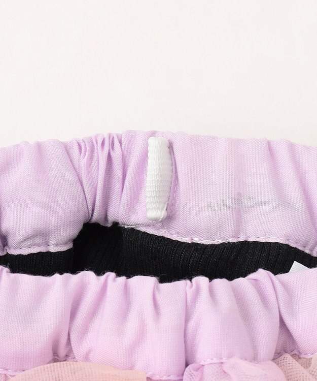 ANY KIDS リボン×ラメチュールスカッツ レインボー