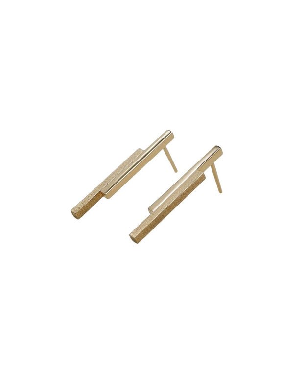 susui 【geometric】higaki ピアス L ゴールド