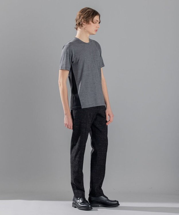 JOSEPH HOMME SUMMER WOOL JERSEY CREW NECK TEE ライトグレー系