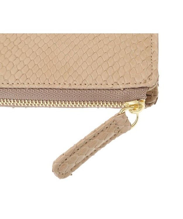 genten グレースパイソン コインケース ベージュ