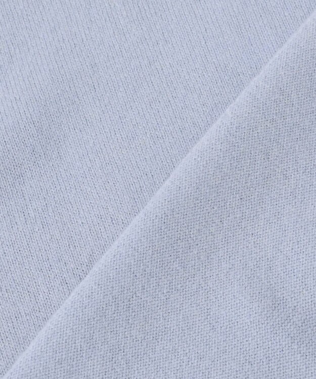 BEIGE， 【WEB限定・洗える】ROGAN / バイカラーウールハイネックニット Sax x L Gray