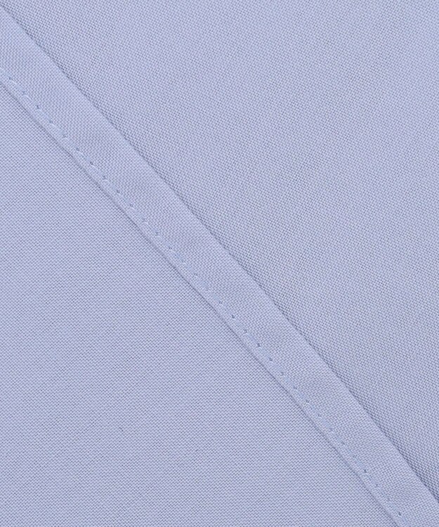 J.PRESS LADIES 【洗える】スパンローン バックプリーツ ブラウス ブルー系