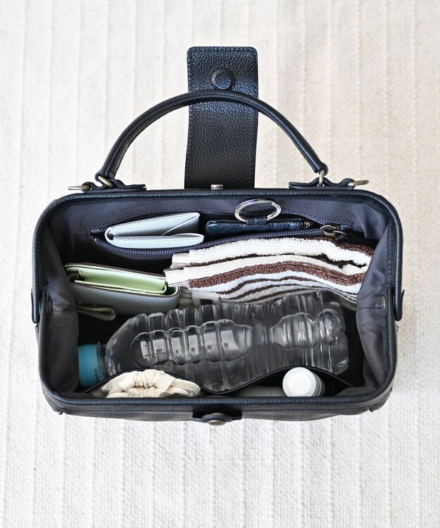 Atelier nuu 日本製 国産レザー parcel ナノダレス ショルダーバッグ ブラック