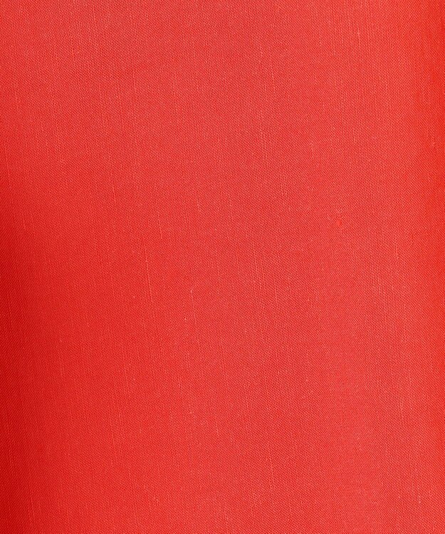 23区 L 【Oggi5月号掲載/洗える】リネンレーヨンストレッチ ワイド パンツ オレンジ系