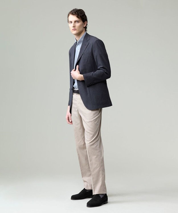 J.PRESS MEN 【WEB・一部店舗限定】ストレッチサッカー ジャケット グレー系8