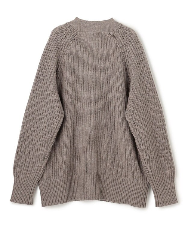 uncrave チャンキーニット カーディガン カーキグレー