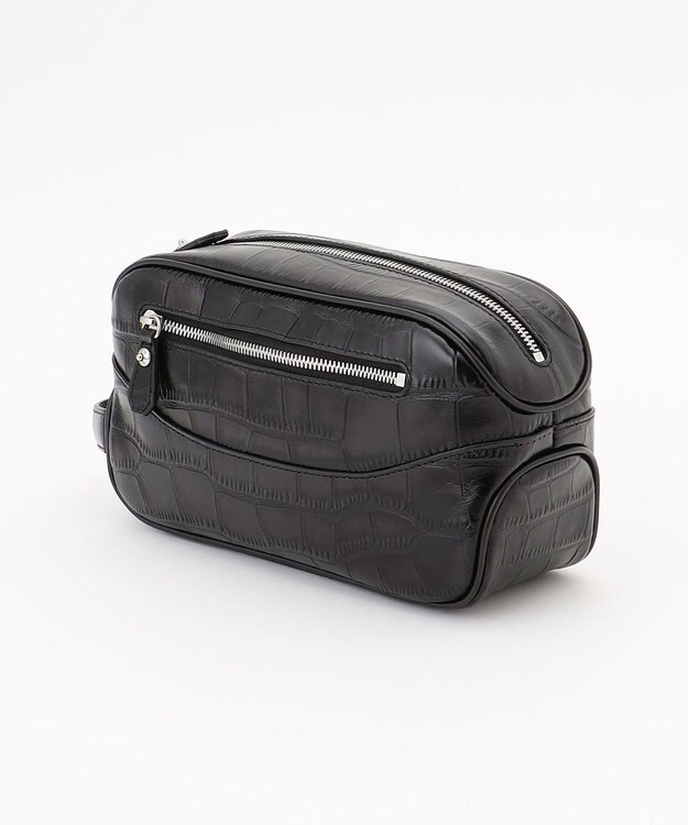 JOSEPH HOMME クロコダイルレザー　サードバッグ ブラック系