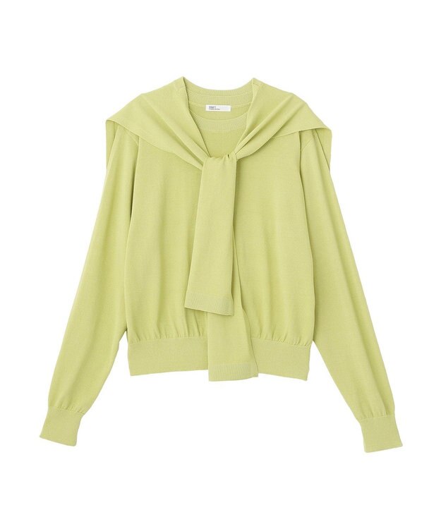 CRAFT STANDARD BOUTIQUE ニットストール+プルオーバー Light Green