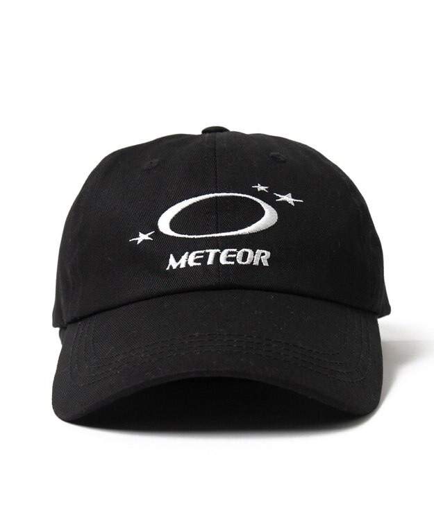 WEGO フロントバック刺繍キャップ ブラック