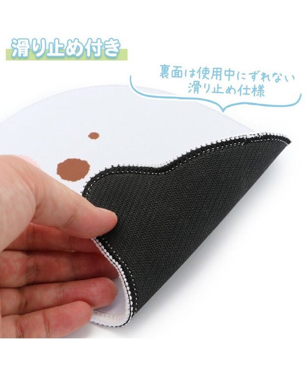 Mother garden しろたん 顔型 マウスパッド ダイカットマウスパッド -