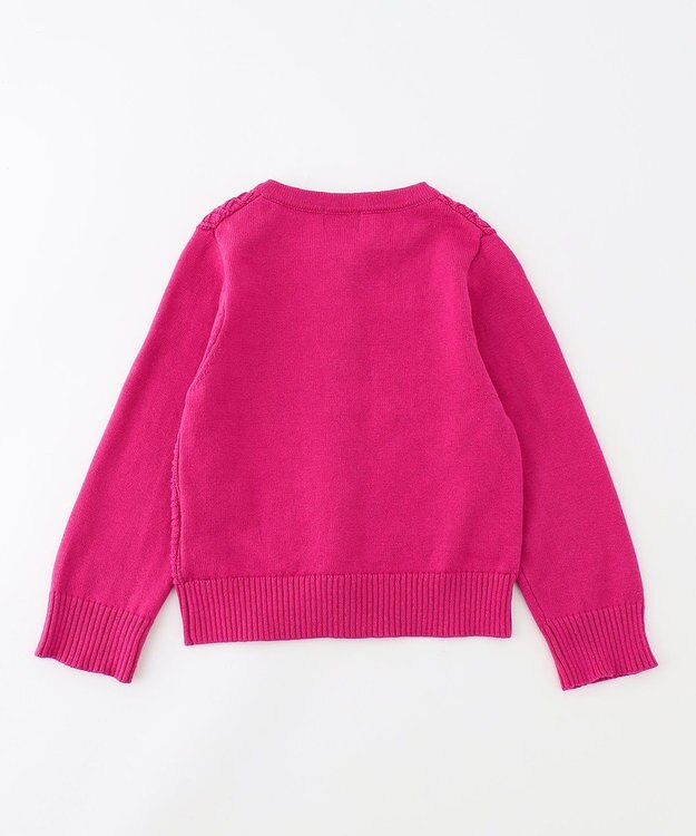 組曲 KIDS 【80-100cm】クラシック カーディガン ラズベリー系