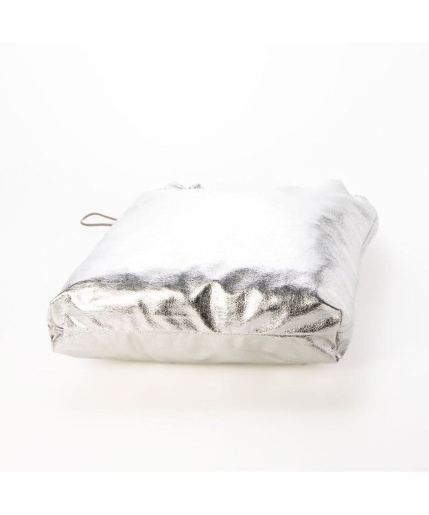 UNBILLION カシュカシュ cachecache / メタリックシャーリングポケッタブルトート シルバー