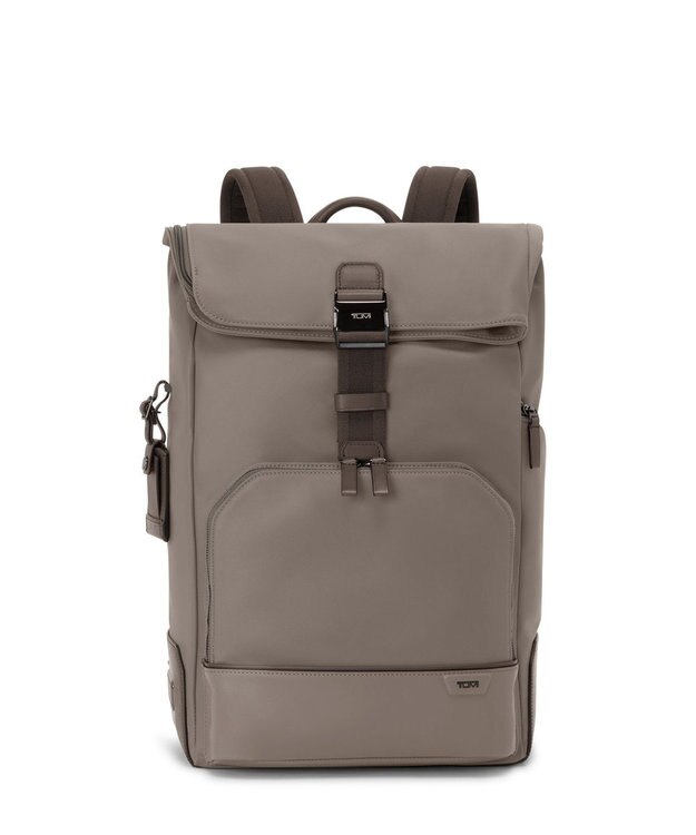TUMI HARRISON 「オズボーン」ロール・トップ・バックパック トープ ドリフトウッド