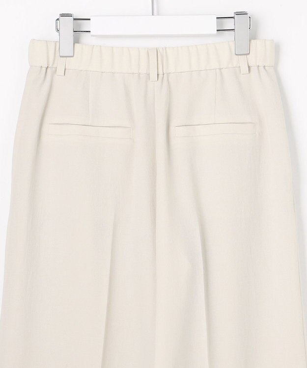 自由区 S 【セットアップ対応】テクスチャードスーツストレートワイド パンツ フラックス