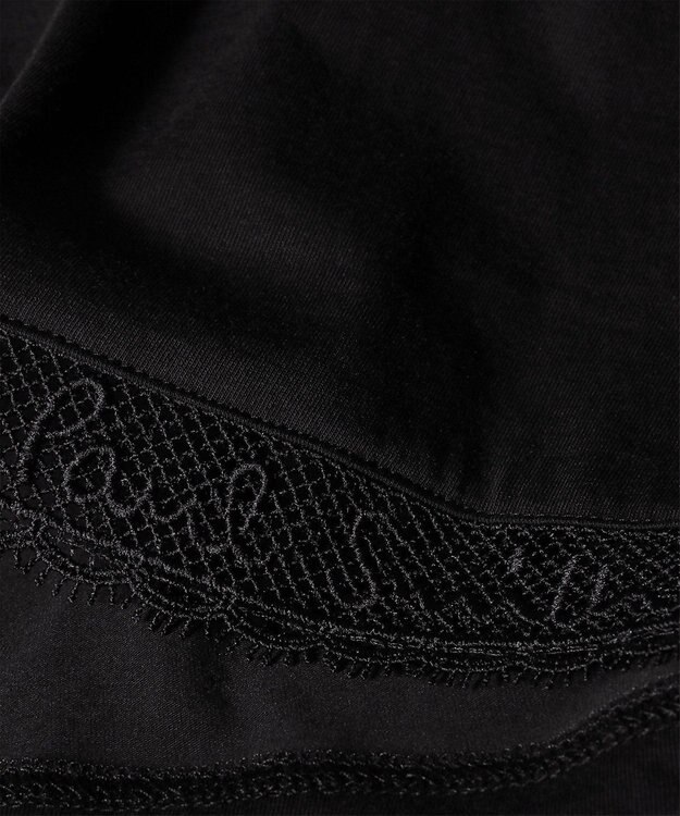 Paul Smith ロゴレース 半袖Tシャツ ブラック