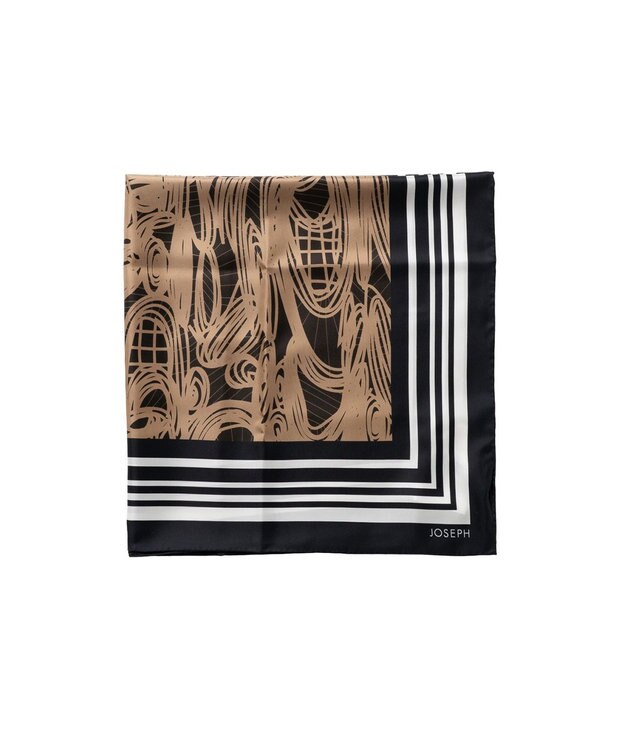JOSEPH シルクスカーフ BRIAR Powder/Cocoa