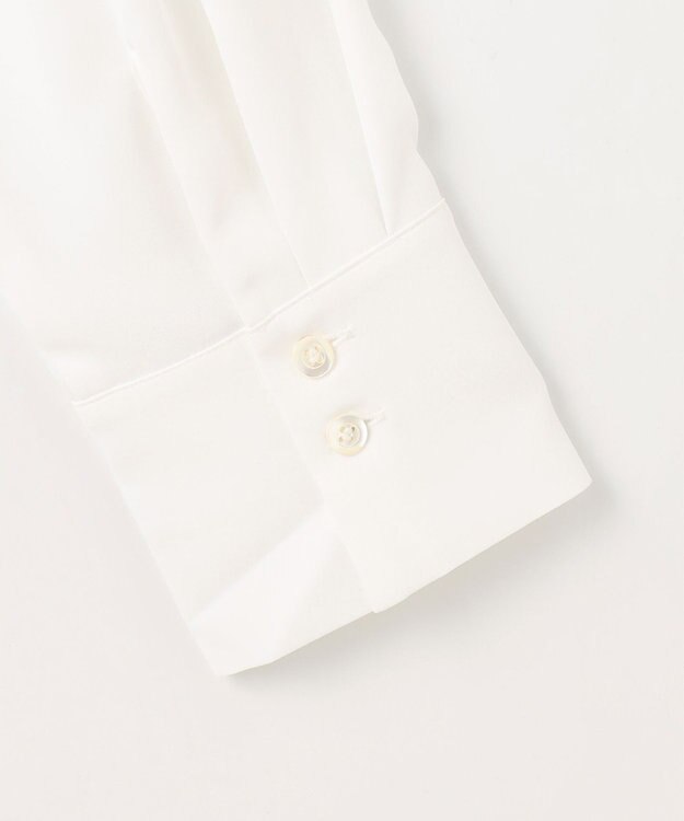 組曲 ショールカラー ブラウス アイボリー系