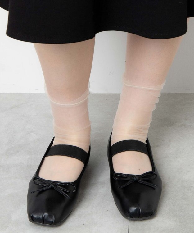 WEGO シアークルーソックス オフホワイト