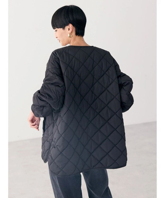 AMERICAN HOLIC 軽ポカリバーシブルキルティングコート Black