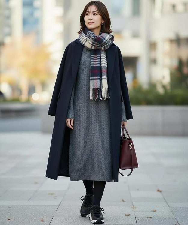 Pointer 日本製 本革厚底スニーカー ブラック