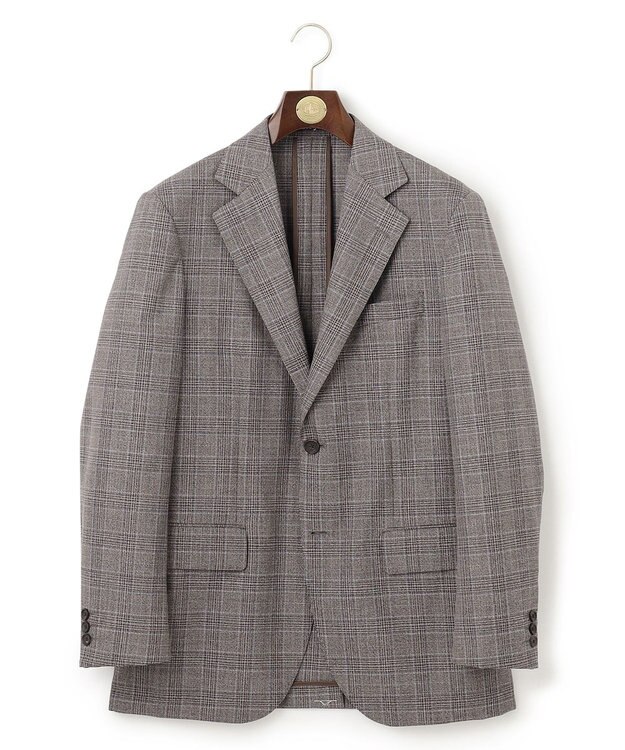 J.PRESS MEN 【NEW STAGE】 KASURI DYEING チェック ジャケット ブラウン系3