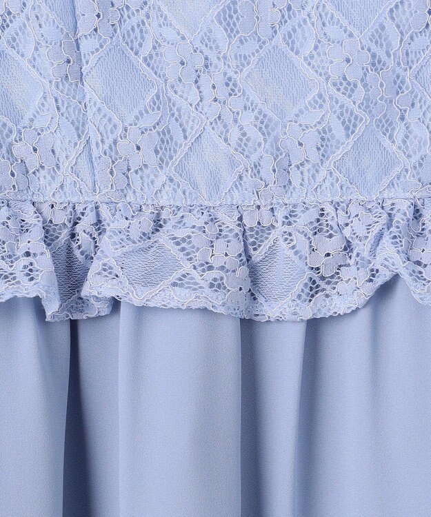 組曲 KIDS 【150-170㎝】 レースワンピース サックスブルー