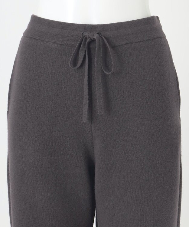 23区 L 【エステータ】エアリースパンウール ニットパンツ グレー系