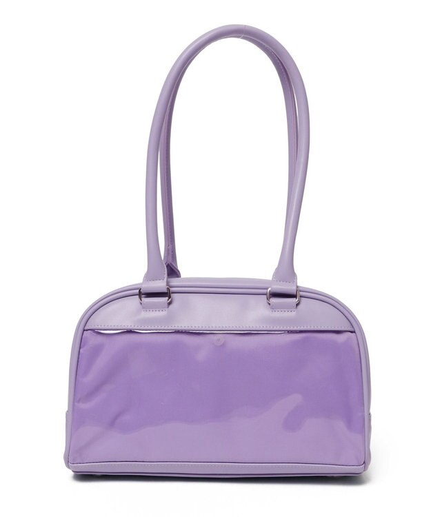 WEGO 【痛バ＆推し活】チャーム付きボストン痛バッグ ライトパープル