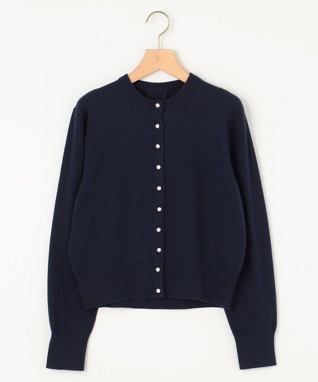 組曲 S 【WEB限定】BOREROニット カーディガン ネイビー系
