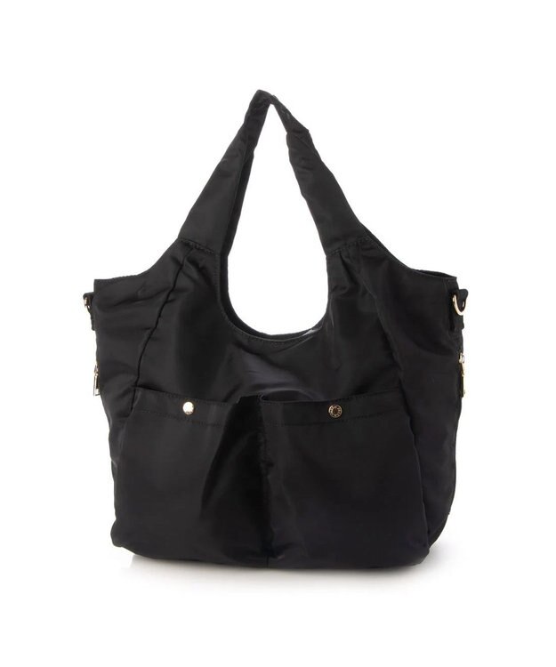 UNBILLION cachecache ナイロンマルチポケット2wayトート ブラック