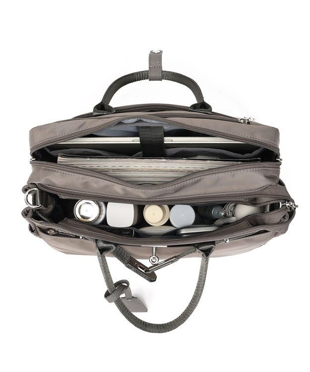 style code 【ナイロン４WAY仕様】ショルダー　リュック　PC収納可能 グレー