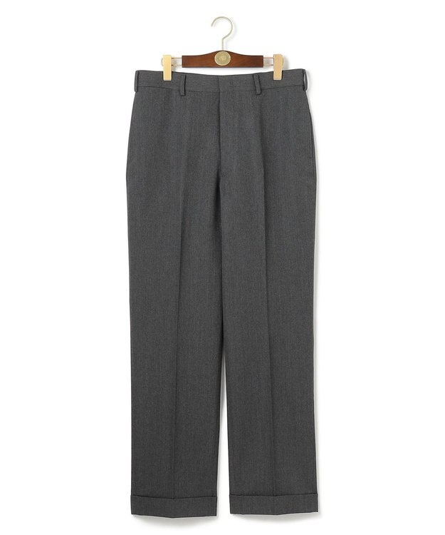 J.PRESS MEN 【J.PRESS ORIGINALS】MAGIC CUBA GABARDINE NEW PIPED STEM TROUSERS / JAPAN MADE グレー系