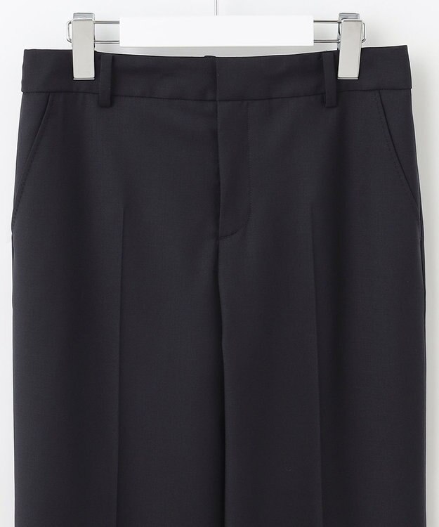 J.PRESS LADIES S BAHARIYE SOLID ストレート パンツ ネイビー系