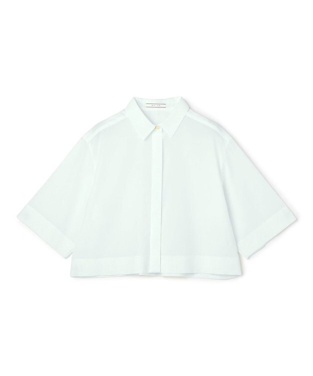 BEIGE， BAC / コットンシアー ショートレングスシャツ MInt