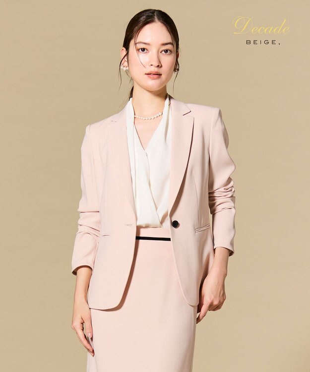 BEIGE， 【セットアップ対応】CINDY / テーラードジャケット Nude