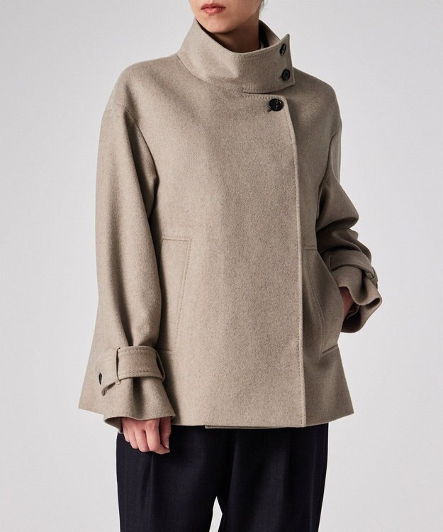 Field Flowers スタンドカラー ショートコート / Paul Smith