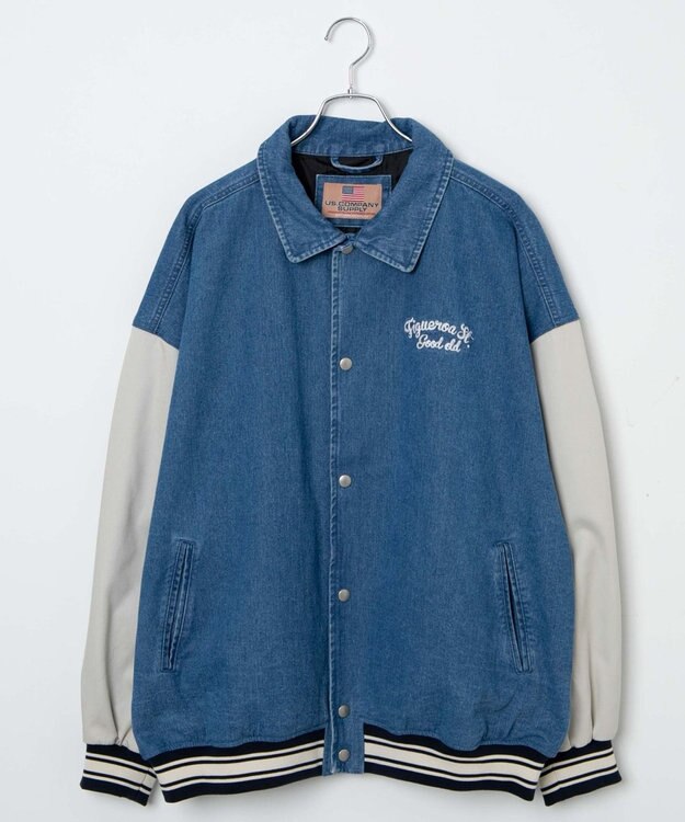 WEGO デニムスタジャン デニム淡色