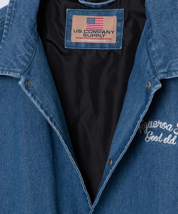 WEGO デニムスタジャン デニム淡色