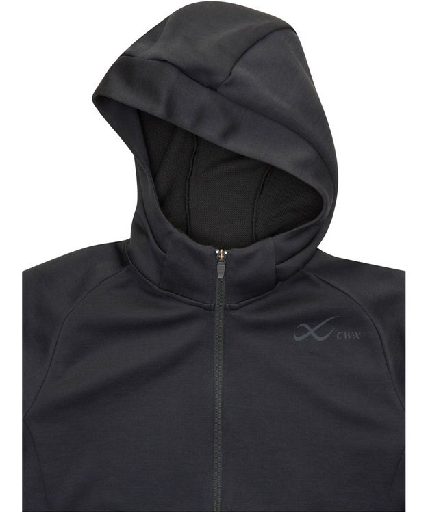 CW-X 【UNISEX】  CW-X 【ユニセックス】アウタートップス ニット素材 ボトムス（DHY249）とペア ボトムス（DHO249）とペア スウエットパーカー DWR589 /ワコール ブラック