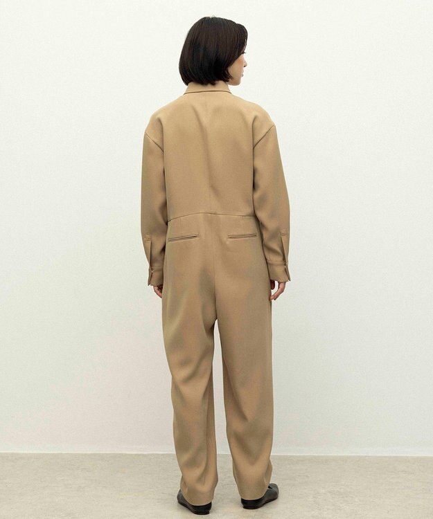 NAVE ウォッシャブルツイル ジャンプスーツ キャメル系