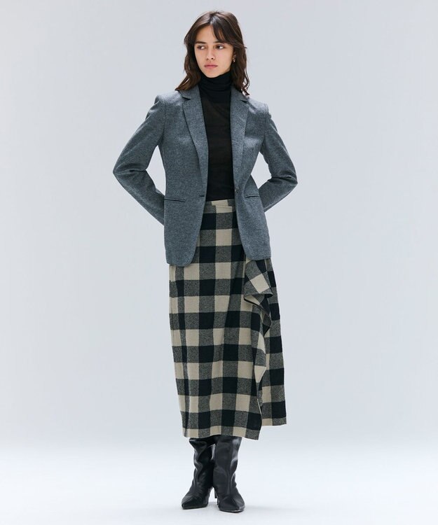 BEIGE， 【Lsize・セットアップ対応】CORBY / ウールテーラードジャケット C.Gray