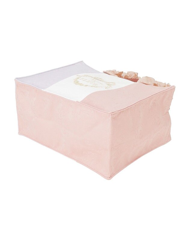 Maison de FLEUR トリコロールフリルハンドルトートバッグ Multi