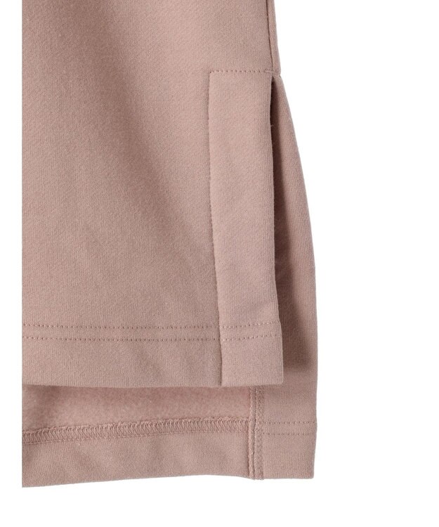 Green Parks Ｂｒｕｓｈｅｄ　タートル裏起毛チュニック Pink