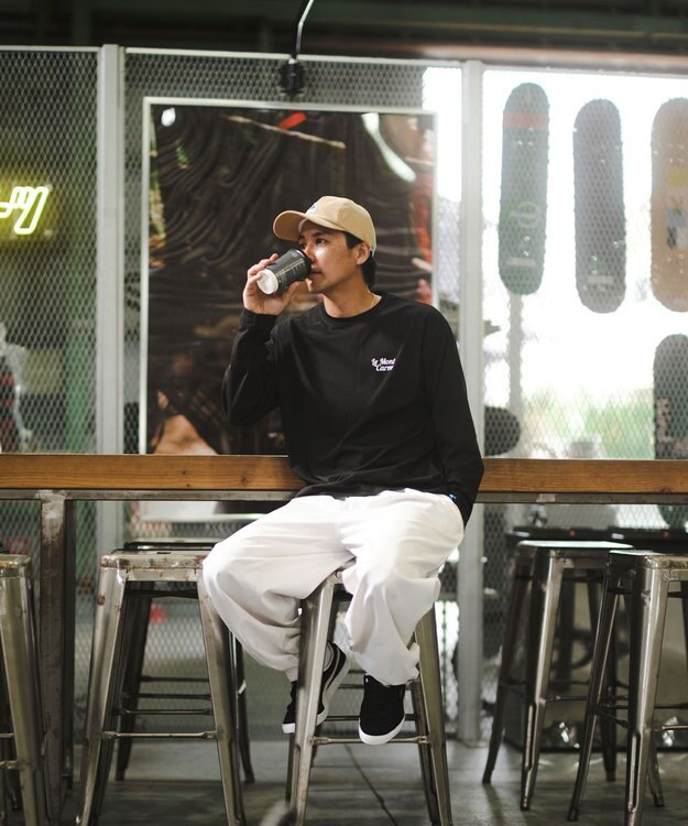 SHARE PARK MENS 【UVケア・吸水速乾・ストレッチ・軽量 】バックプリントTシャツ（L・XLサイズ） ブラック系