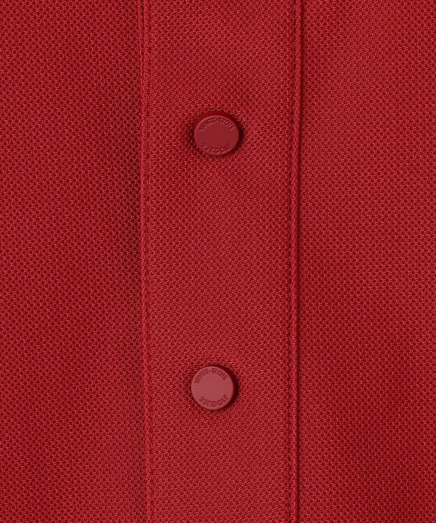 23区GOLF 【MEN】「AIR TOOL」長袖ポケットポロシャツ レッド系