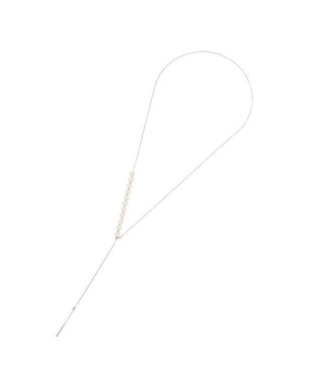 YECCA VECCA 2wayコットンパールスライドラリエット Silver