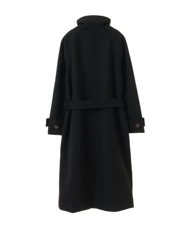 earth music&ecology 2WAYカラーロングコート ブラック