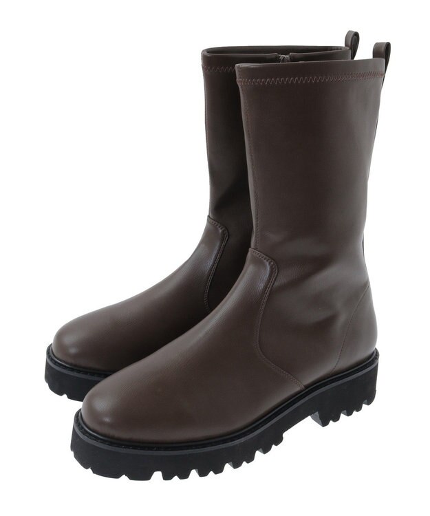 YECCA VECCA トラックソールブーツ Brown