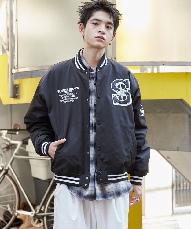 WEGO パテッドワッペンスタジャン ブラックその他